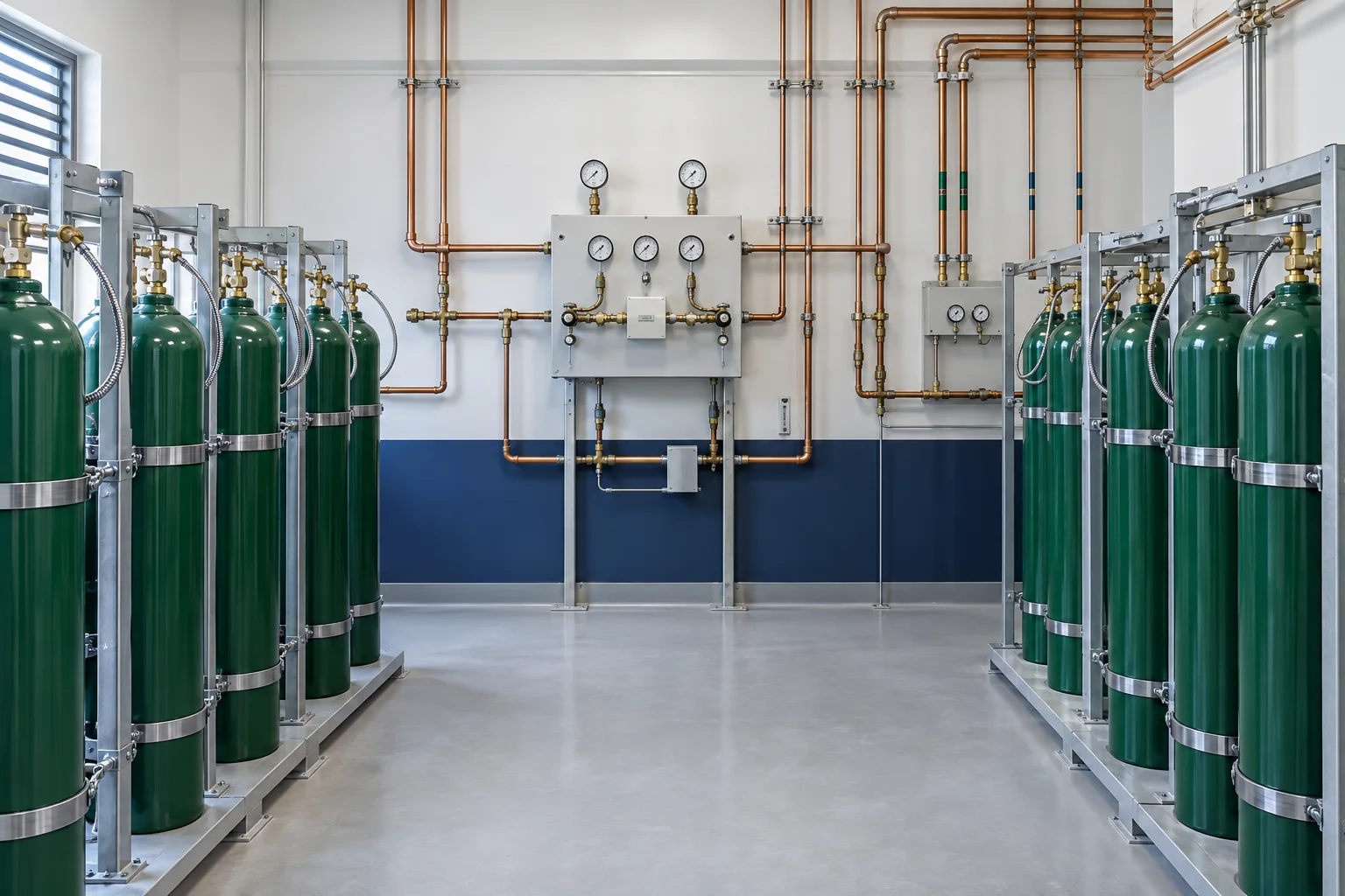 Gases medicinales e industriales — imagen ilustrativa